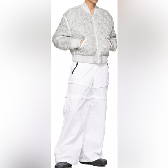 Moose Knuckles x Eckhaus Latta Mens Small Packable Convertible Pants White NWT - Picture 2 of 13